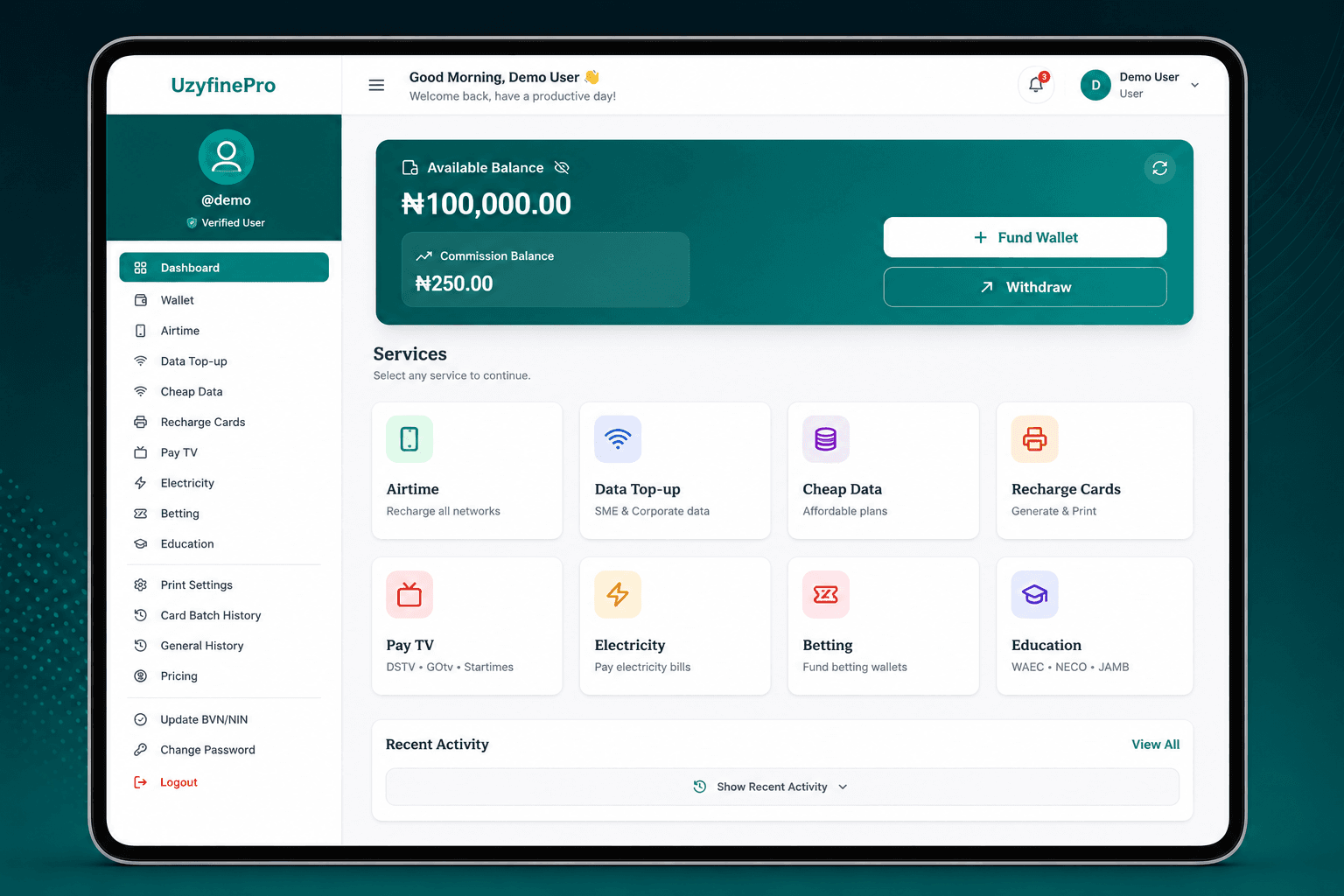 Everything You Need.
One Platform.